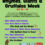 Rhymes, Giants & Gruffalos (Oct 20-26)